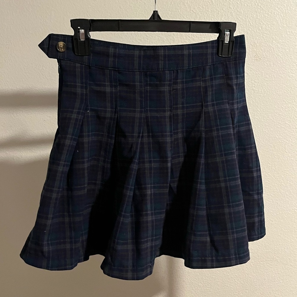 American Eagle plaid pleated mini skirt